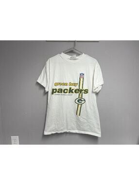 Vintage Logo Athletic Green Bay Packers T Shirt 1990s Size M